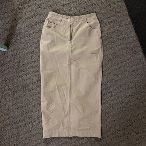 DKNY Cotton Midi Pencil Skirt